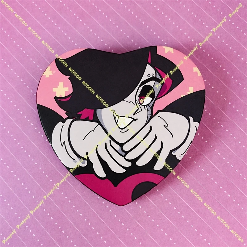 Custom Crushes Heart Enamel Pins Anime Cosplay Accessory Badge Character Fan Collectible Badge Backpack Clothing Decor Gift