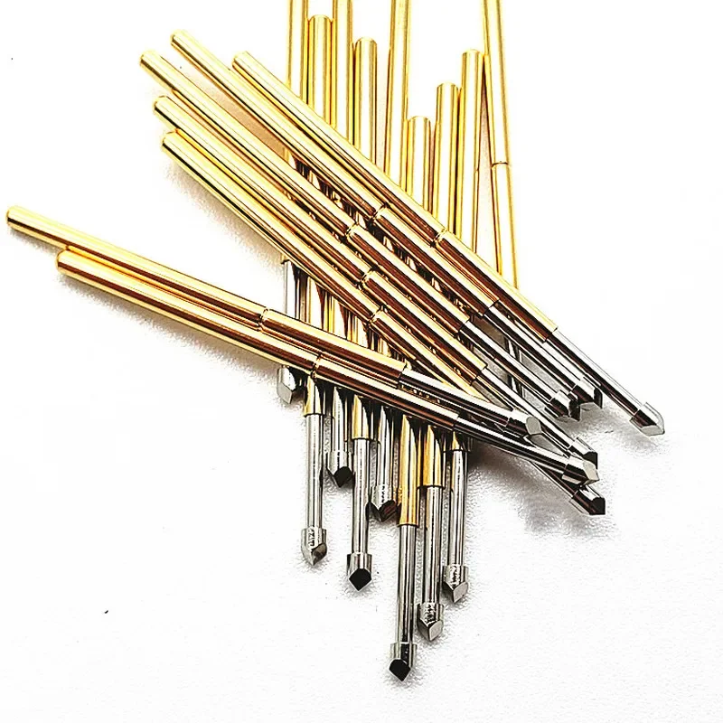 100PCS/pack P100-T2 Diamond-shaped Spring Test Probe 1.36mm Probe Tool for Circuit Board Inspection