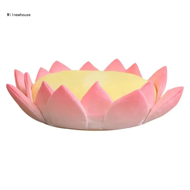 

Funny Lotus Cushion Decorative Plush Cushion for Bedroom Home Dropship