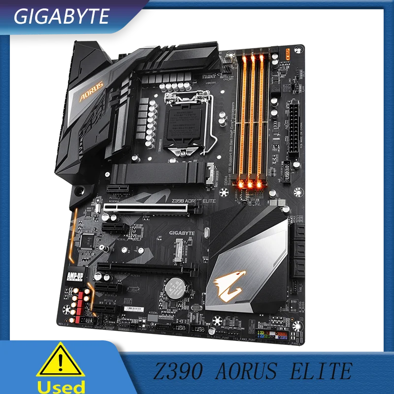 

Материнская плата GIGABYTE Z390 AORUS ELITE LGA 1151, Intel Z390 DDR4, 128 ГБ ATX