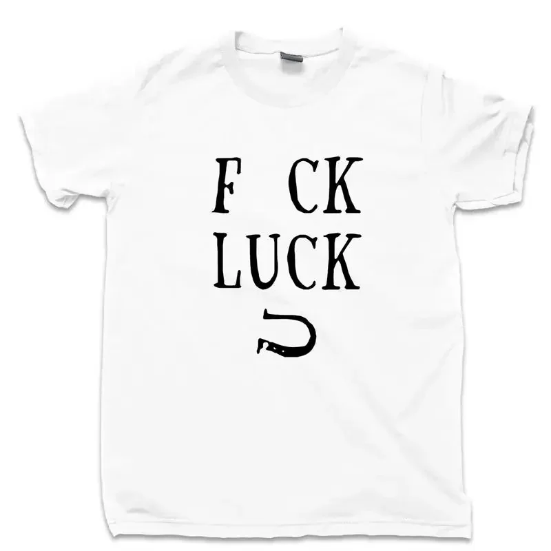 Lucky Horseshoe T Shirt Good Luck Charms Rabbits Foot Dice Four Leaf Clover