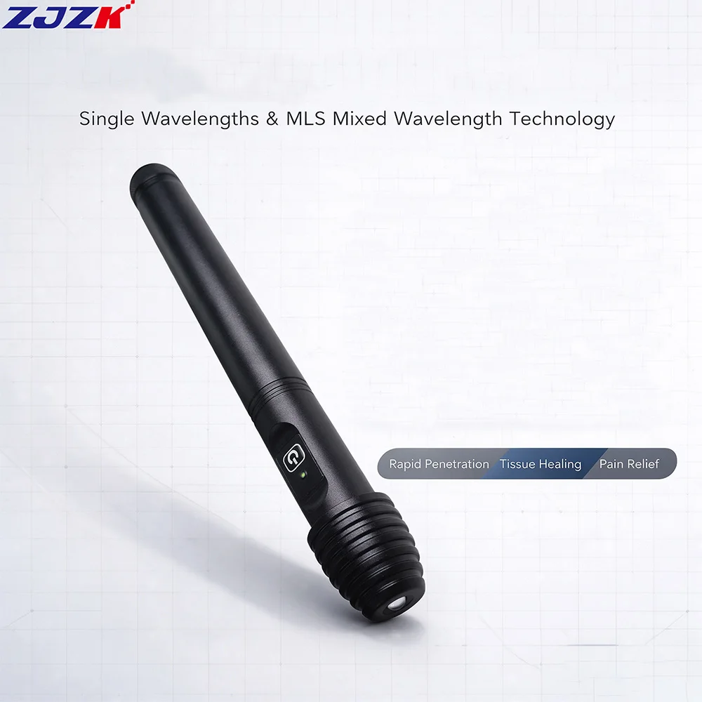 ZJZK 808nm Cold Laser Therapy Pen 1 Diodes 200mW Handheld Low Level Laser Device for Joint Pain Relief Home Physical Therapy
