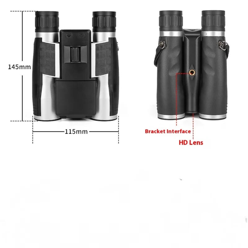 Binoculars 4K Night Vision Infrared Rechargeable 8X Zoom 600M Darkness Goggles for Outdoor Hunting Camping Travel