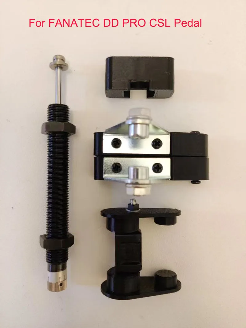 For FANATEC DD PRO CSL Pedal Simulated racing Modification Pedal Clutch Throttle Adjustable Damping Damper Kit