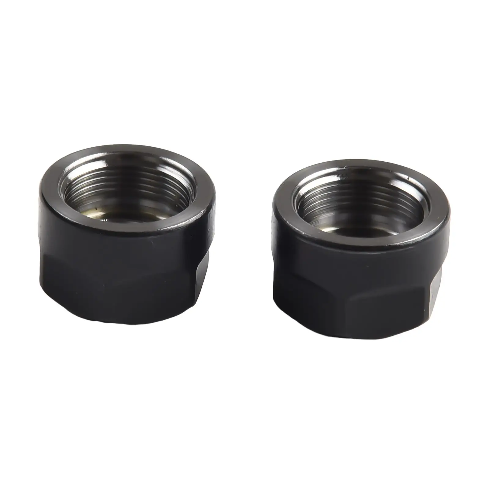 For ER11 A Type Collet Clamping Nut 2PCS for CNC For ER Collet Milling Chuck HoldFor ER Lathe Hardened Steel MatFor ERial