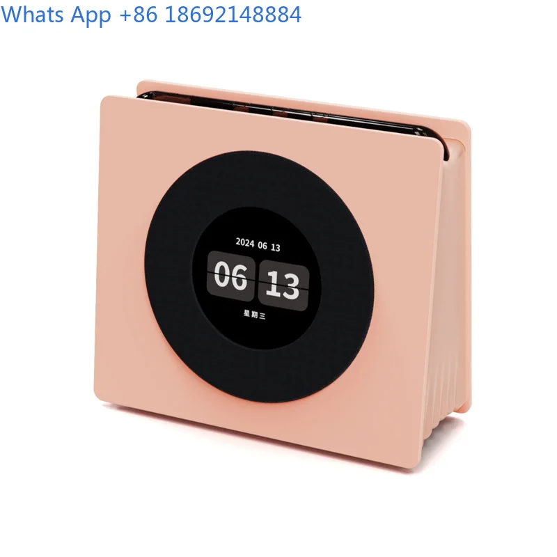 Bluetooth Speaker with Floating Lyrics and Dynamic Retro Vinyl Background for Birthday Gift