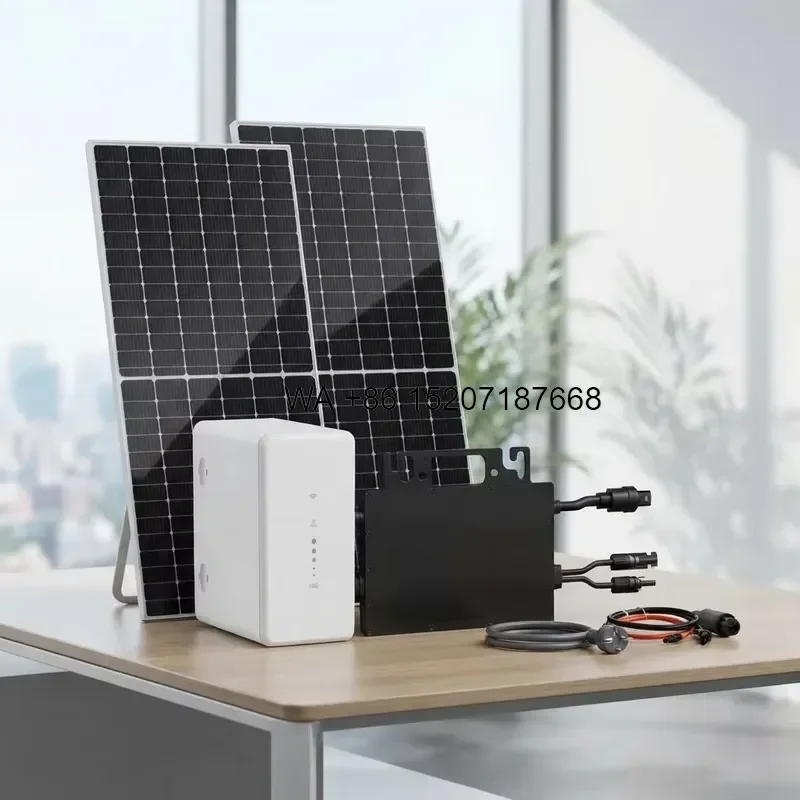 Wmwmnu for Mini 1000W Monocrystalline Silicon Solar Power System for Balcony with Inverter Battery Storage Plug and Play