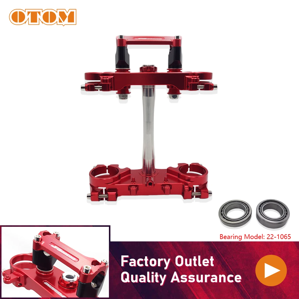 

OTOM Motorcycle Triple Tree Clamps Steering Stem Bar Mount Handlebar Riser Clamp For HONDA CRF250R 2013-2017 CRF450R 2009-2016