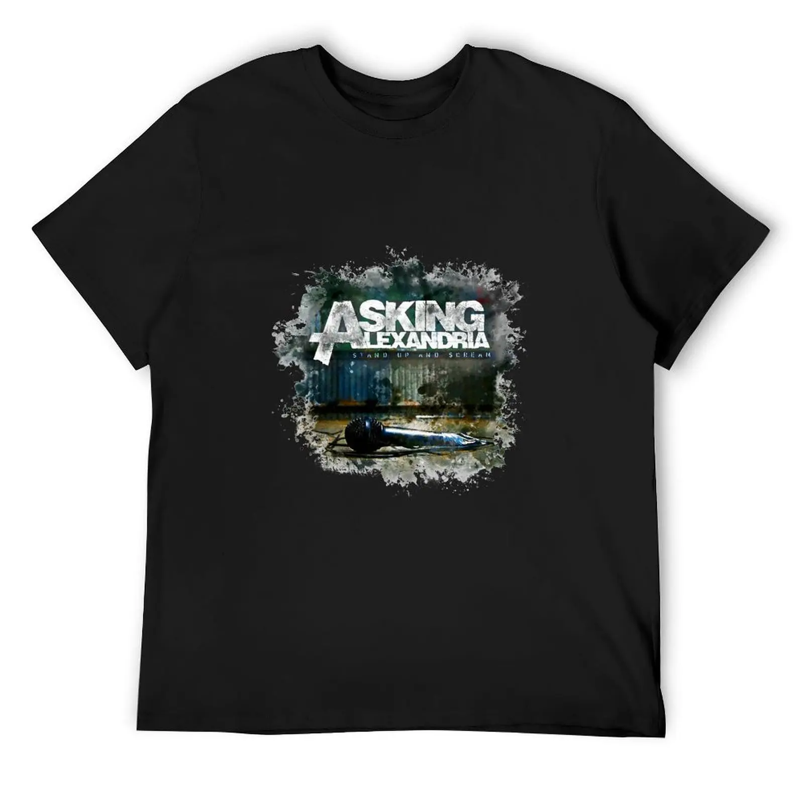 

Asking Alexandria T-Shirt Personalized t-shirt Short sleeve tee korean fashion slim fit t shirts for men
