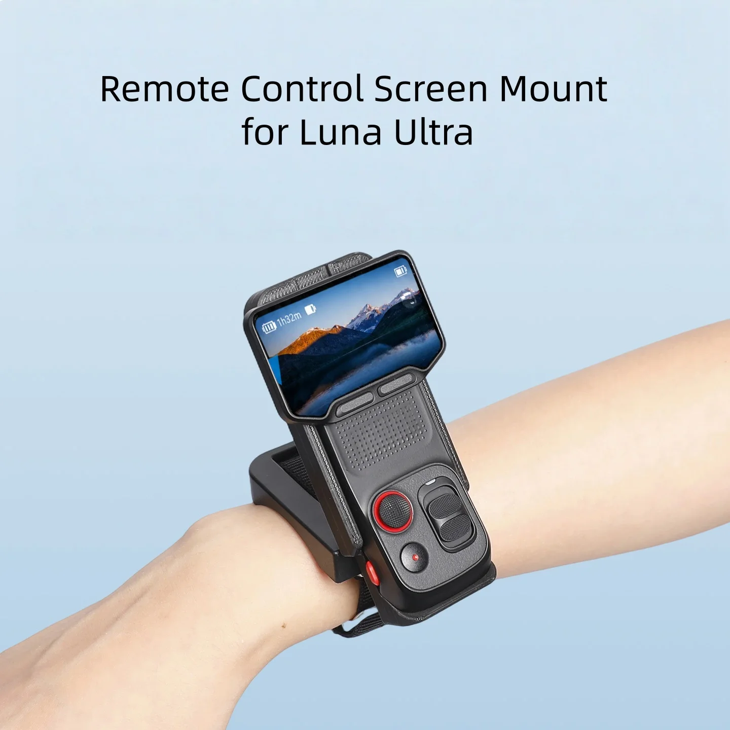 ​For Insta360 Luna Ultra Remote Control Protective Case with Multi-Angle Adjustable Wrist Strap Accessory - view 2