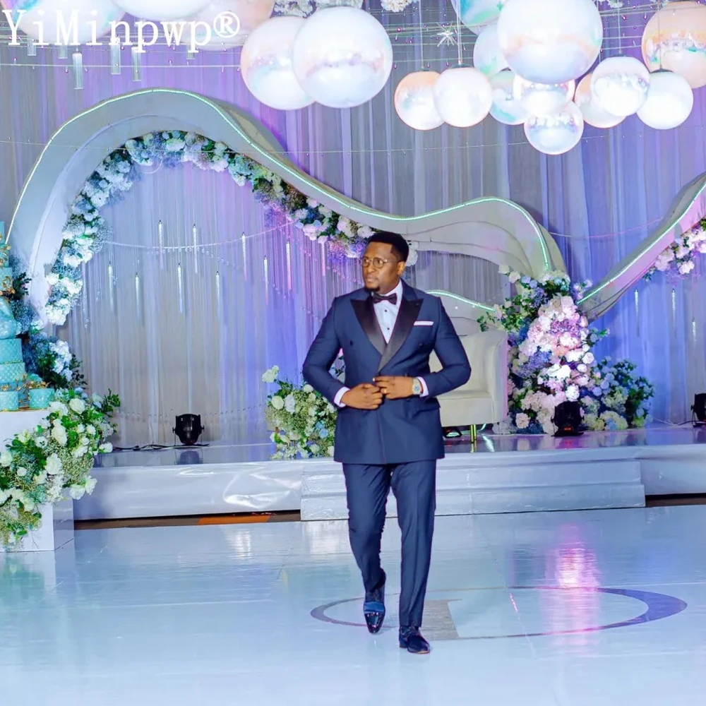 2025 بدل زفاف للعريس 2 قطعة العرسان الجديد أفضل رجل حفلة السفر حفلة عطلة البدلة Btrajes de hombre سترة الزفاف + السراويل