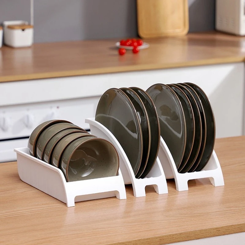 1 Pak Plastic Kastrek Plaat En Afwasrek Kombekerrek Multifunctioneel Opbergrek Keukengerei Rek