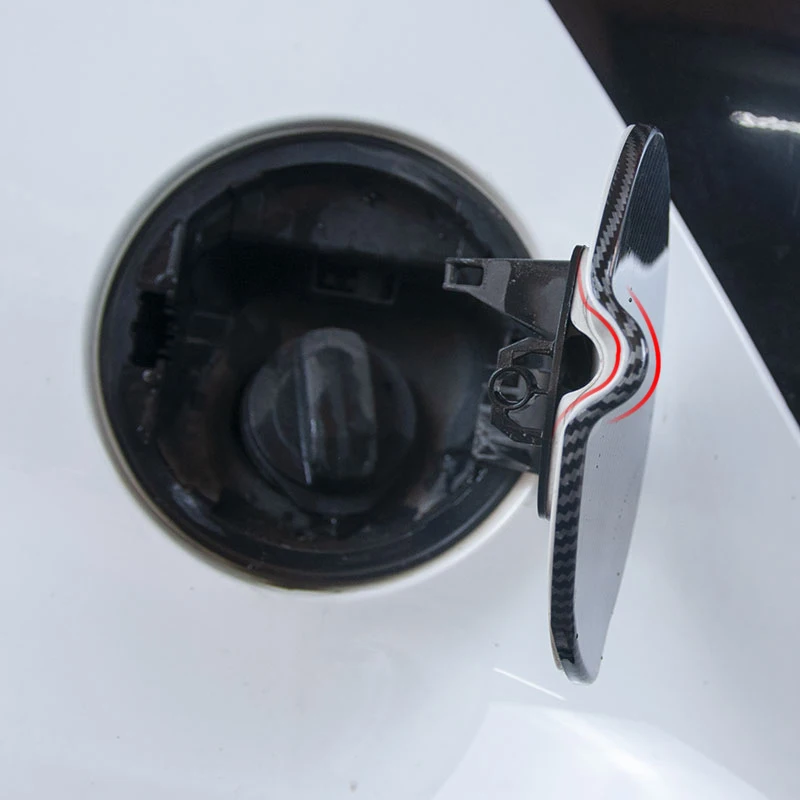 Fuel Tank Cap Cover Decoration Protective Shell Car Stickers For Mercedes Smart 451 Fortwo Exterior Trim Auto Refit Parts view 4