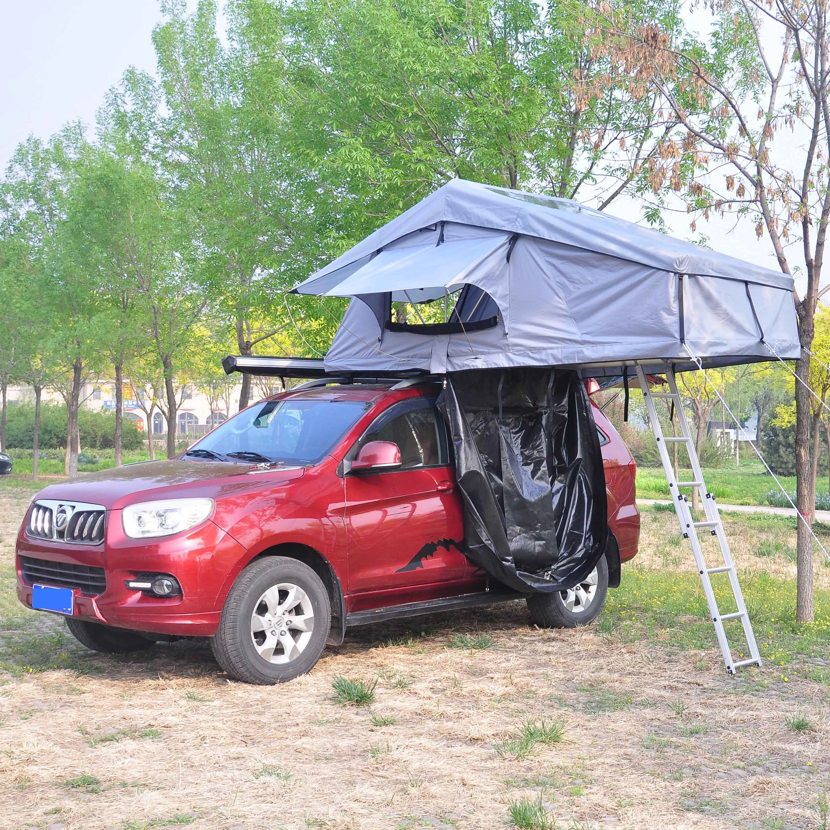 Big Size 4-5 Person Soft Rooftop Tent Outdoor Camping Roof Top Car Tent For Sale