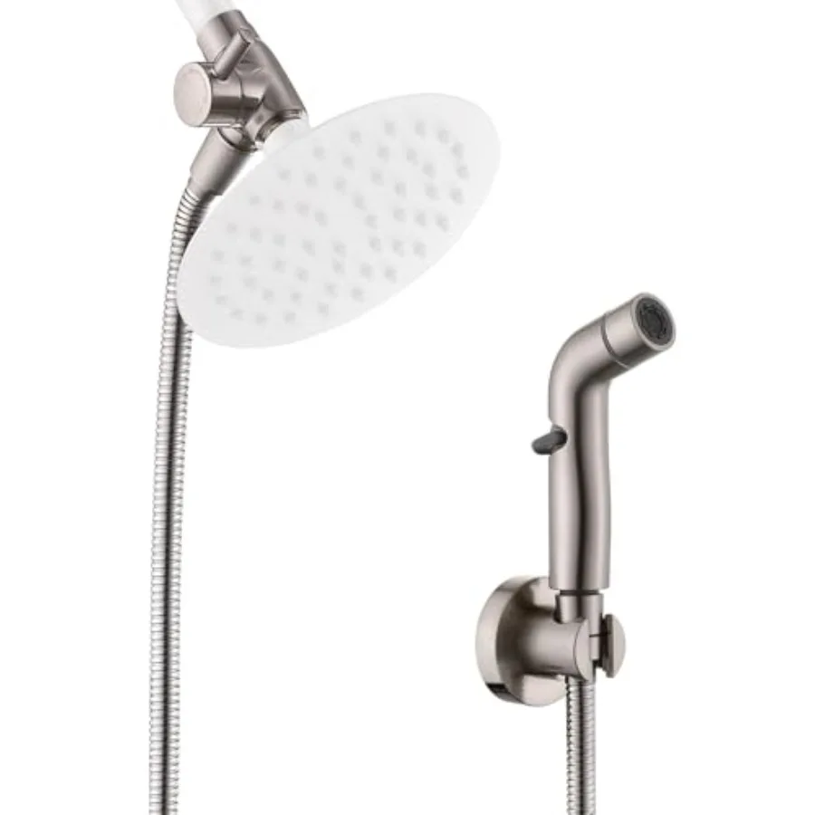

Dog Shower Sprayer Attachment for Fast and Clean Pet Showerg Multifunctional Shower Metal Diverter Extra Long No Drill Hook Dog