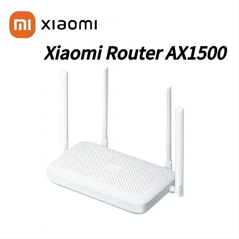 

Маршрутизатор Xiaomi mijia AX1500, 2,4/5 ГГц, Wi-Fi, 6 сетчатых систем 1500 Мбит/с и Mi Home Applications