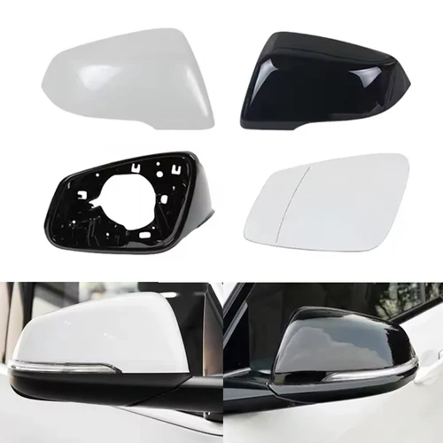 Imagen 2 del producto Para BMW X1 X2 F48 F49 2016 2017 2018 2019 2020 2021 2022 cubierta de espejo de coche luz de señal de giro marco de espejo soporte inferior