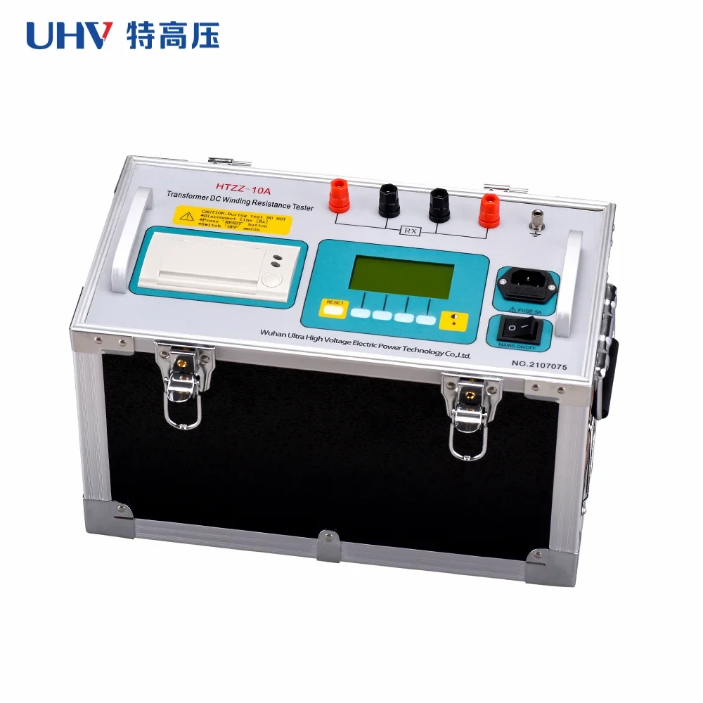 

UHV-10A Three Phase DC Resistance Analyzer Power Transformer Winding Resistance Tester