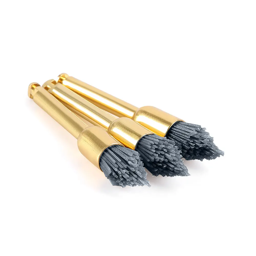 10PCS AZDENT Dental Polieren Pinsel Aluminium Oxid Siliziumkarbid Polieren Prophy Pinsel Werkzeug für Contra Winkel Handstück – Detail 15