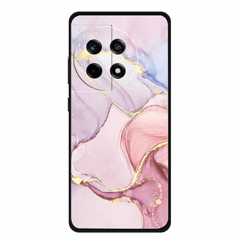 حافظة سيليكون لينة لـ oneplus 12r ، تصميم رخامي ، حافظة من البولي إيثين الحراري لـ oneplus ace 3 ace3 5g cph2609 #4