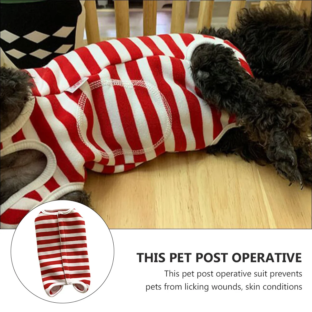 

Dog Recovery Suit Post-Surgery Anti-Licking For Injured Pets Pet Recovery Wear Pet Surgical Suit Dog Protector