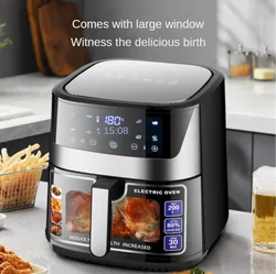 New air fryer intelligent household multifunction visual automatic new large-capacity electric fryer oven all-in-one