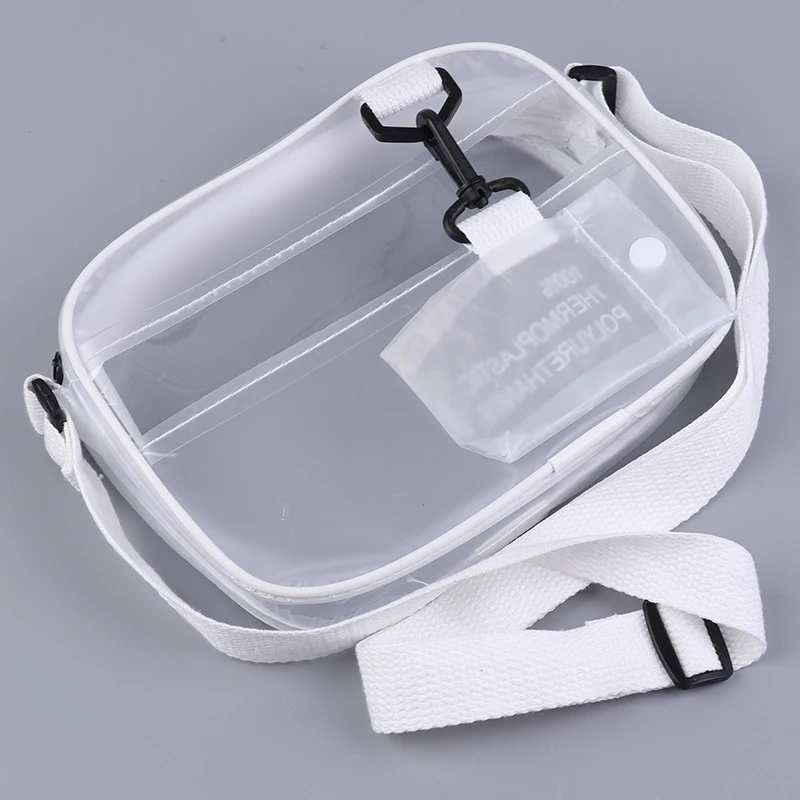 

Causual PVC Transparent Frosted Woman Crossbody Bags Handbag Jelly Small Bag
