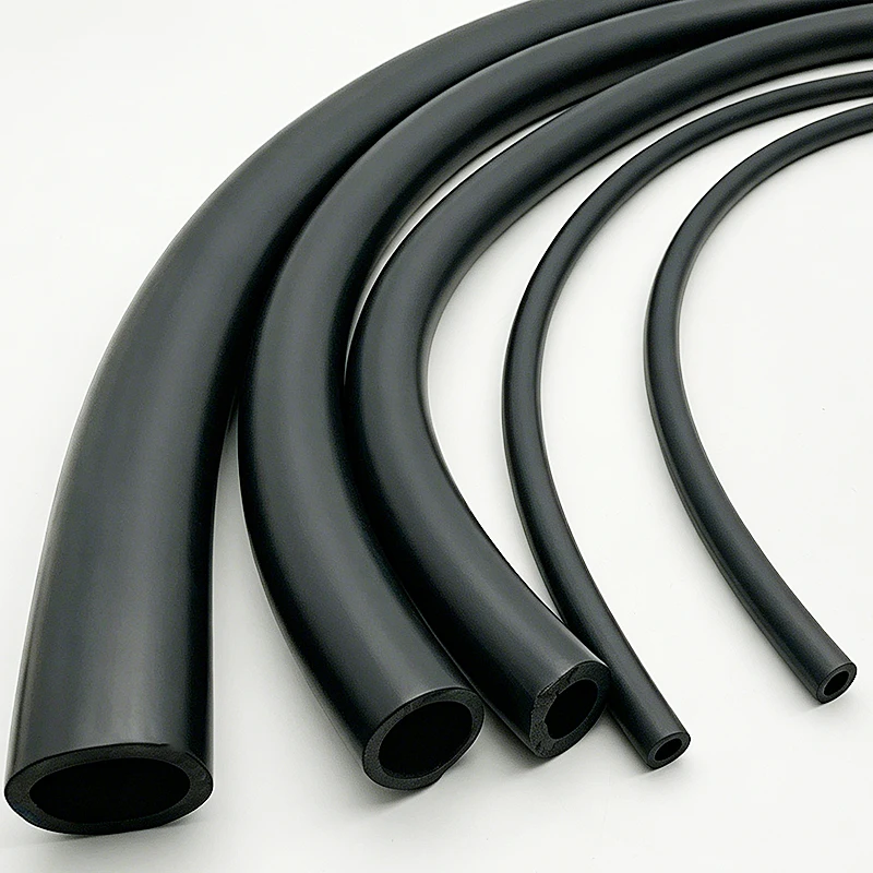 Automotive Oil Fuel Pipeline Pressure Resistant Delivery Black NBR Rubber Hose Oil Resistant Inner Diameter 2-25mm