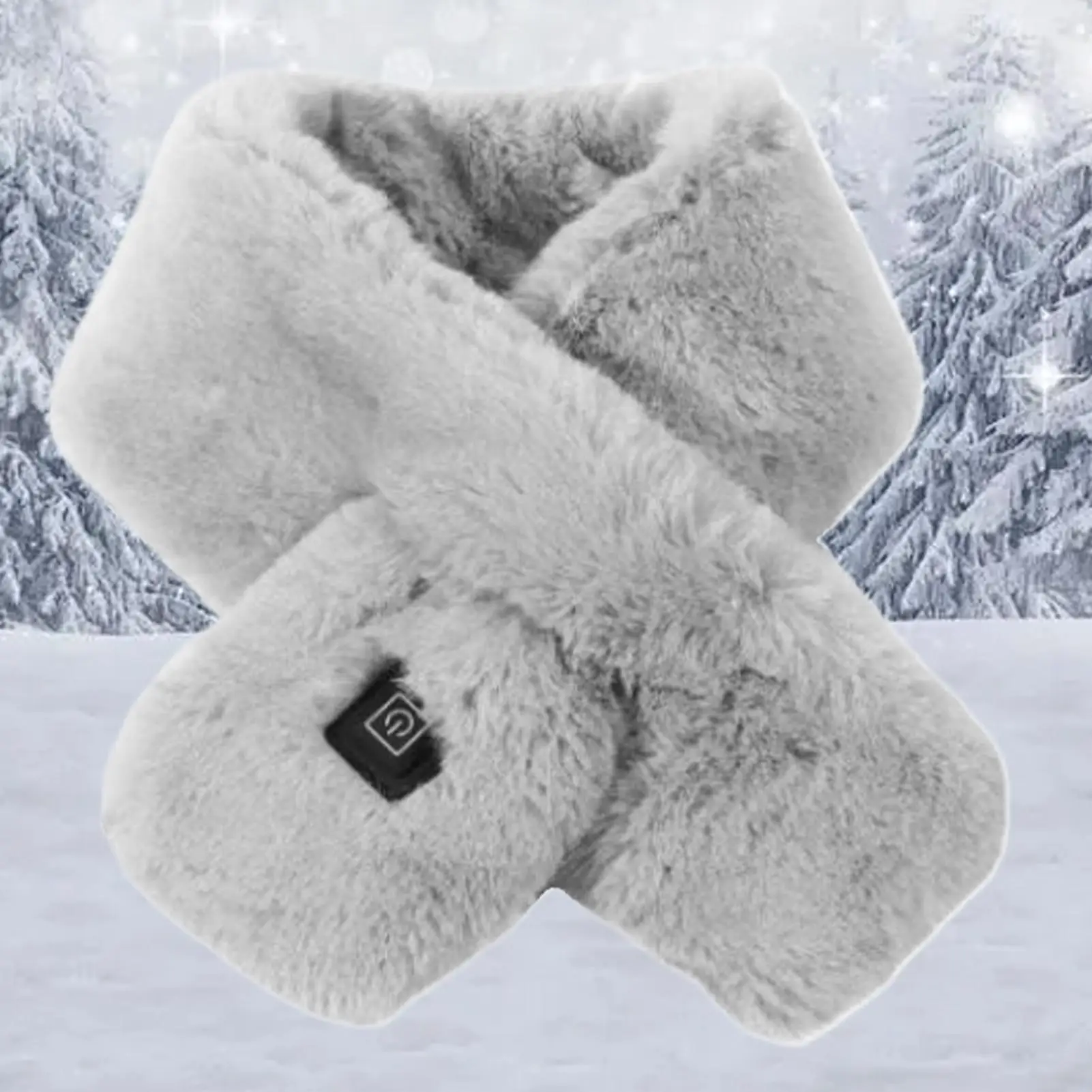 

Intelligent Electric Heating Scarf Rechargeable Neck Warmer with 3 Settings 88cm Fast Heating Electric Scarf Warm USB Heated