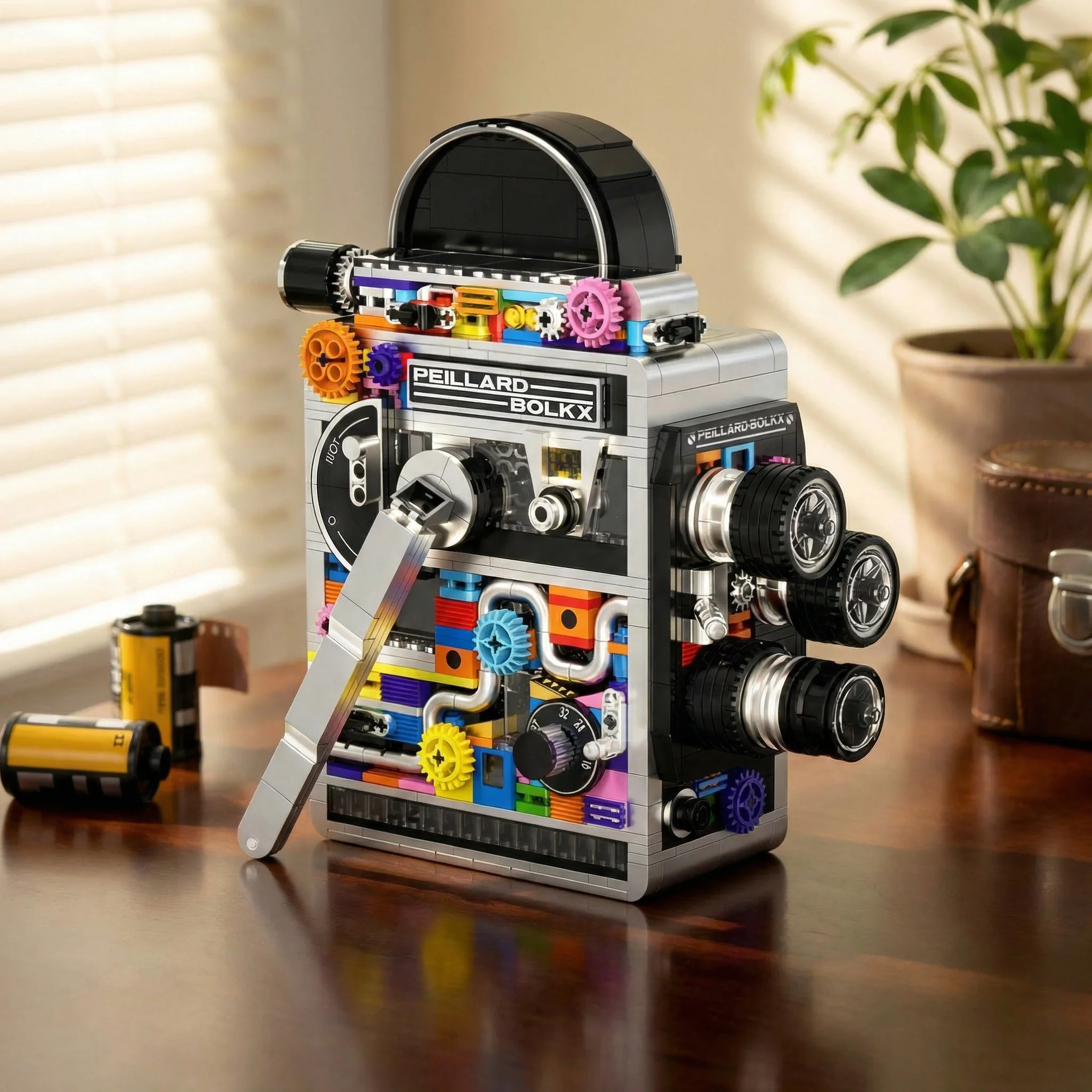 

НОВИНКА: Конструктор «Ретро-фотоаппарат» из 805 деталей, механический, технический, MOC, ностальгический сувенир, украшение для рабочего стола, подарок