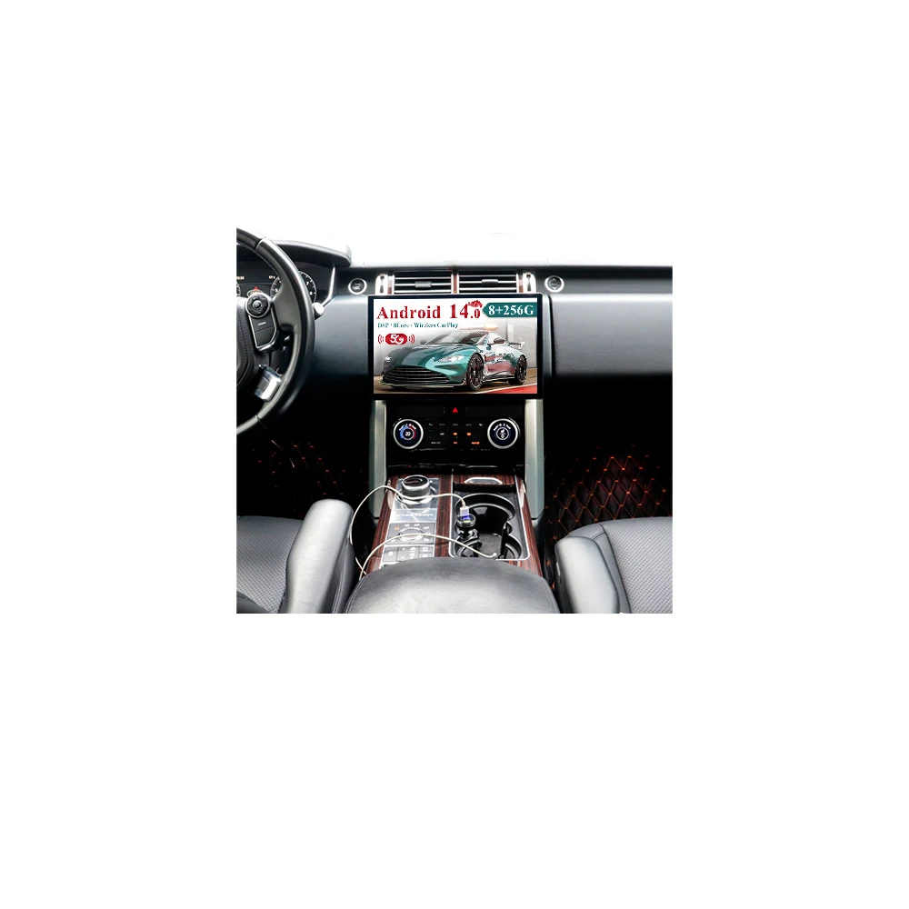 

Для Land Rover Executive 2019–2017 Автомобильный 13,3-дюймовый Android 14.0 авто carplay Мультимедийный плеер Экран GPS-навигации Головное устройство