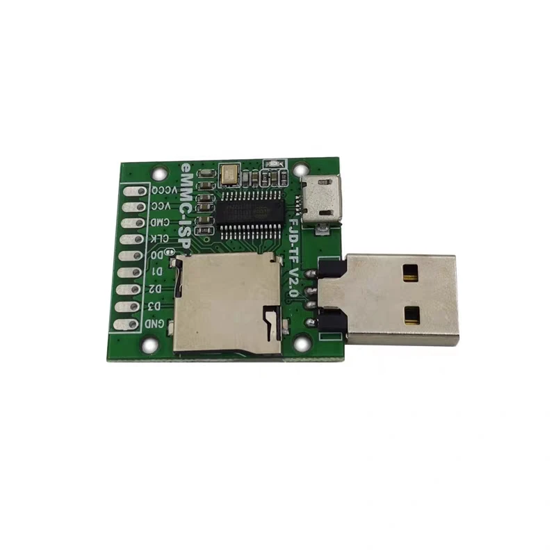 USB High Speed 2.0 AU6438BS Card Reader Flycable 3+1 with Mini Micro Interface Memory Card Computer