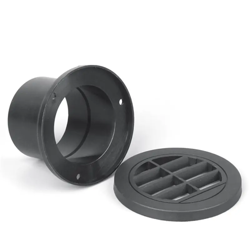 Firmly 4X Air Vent Ducting Piece Round Flat Pipe Outlet Exhaust Connector For Webasto Eberspaecher Parking Heater 60Mm