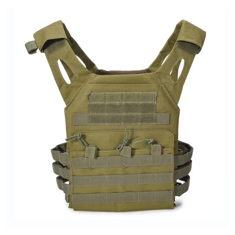 Chaleco táctico impermeable para exteriores, armadura corporal ligera JPC Molle, portador de placa, caza, juego CS, equipo de seguridad para la jungla