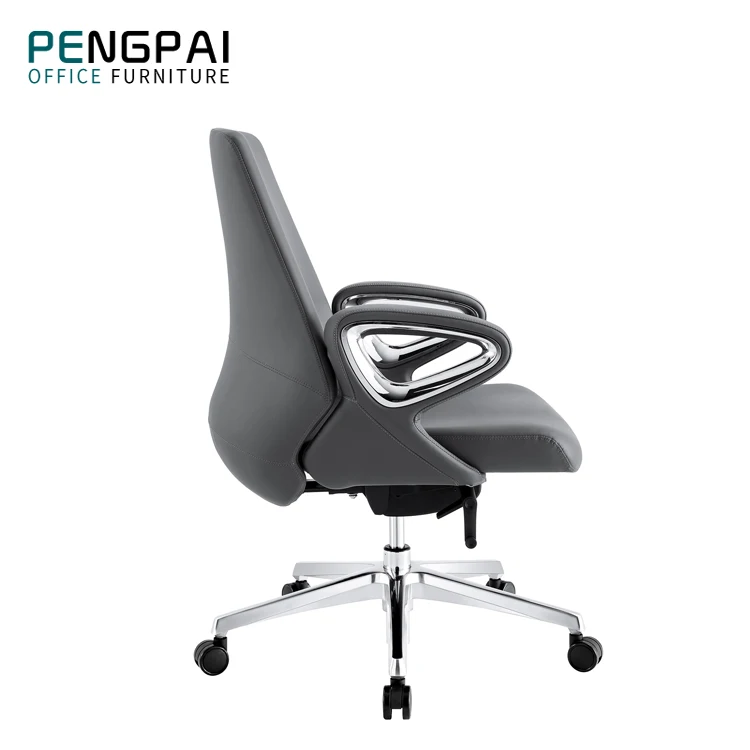 Muebles de oficina giratorios ergonómicos y cómodos para conferencias con silla de oficina ajustable con elevación