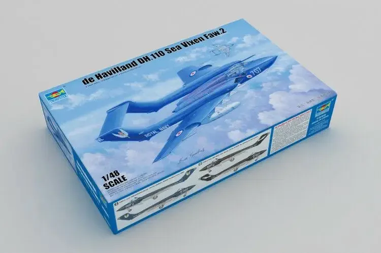 

Trumpeter 05808, масштаб 1/48 Havilland DH.110 Sea Vixen Faw.2, комплект пластиковой модели для сборки