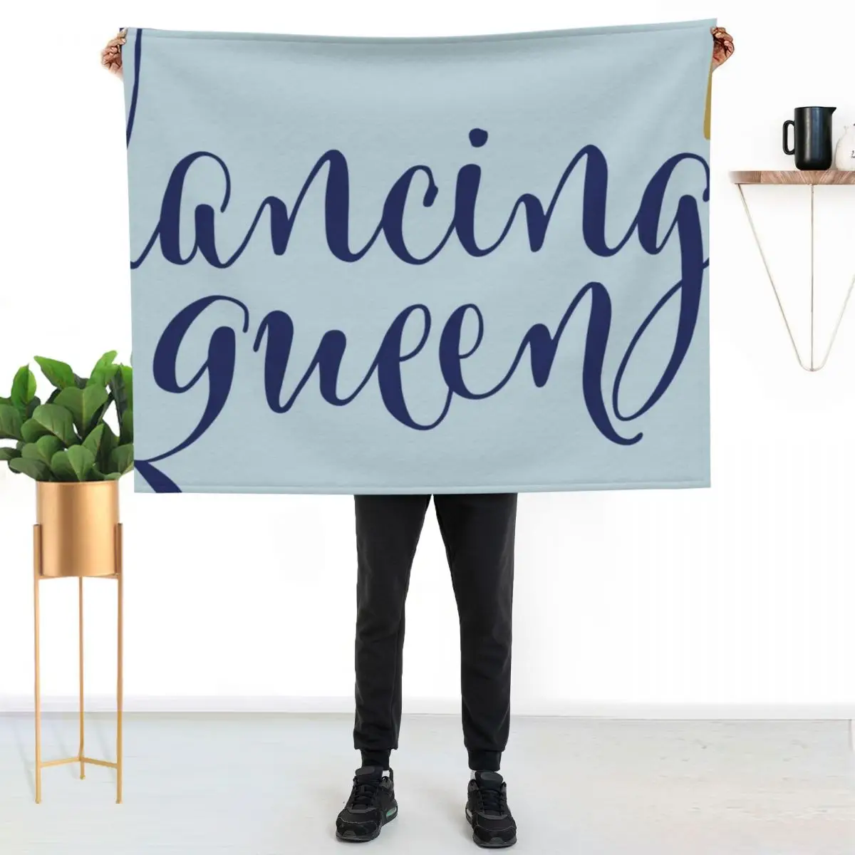 Dancing Queen - Mamma Mia Throw Blanket Shaggy Picnic Baby Beautifuls Luxury St Plush Blankets