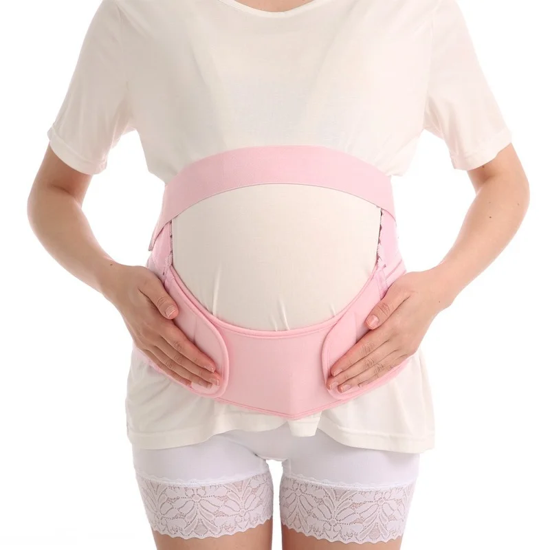 Pregnant Women\'s Belly Belt Breathable Adjustable Pregnant Belly Lumbar Adjustable Support Belt Postpartum Body Sculpting