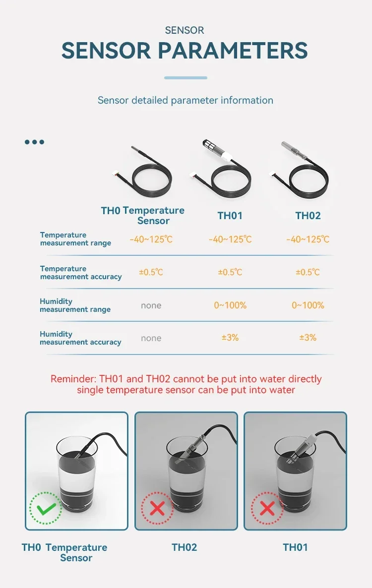 قياس عالي الدقة لأجهزة الاستشعار، المراقبة التلقائية الذكية عن بعد لأجهزة استشعار درجة الحرارة، مجسات الفولاذ المقاوم للصدأ #4