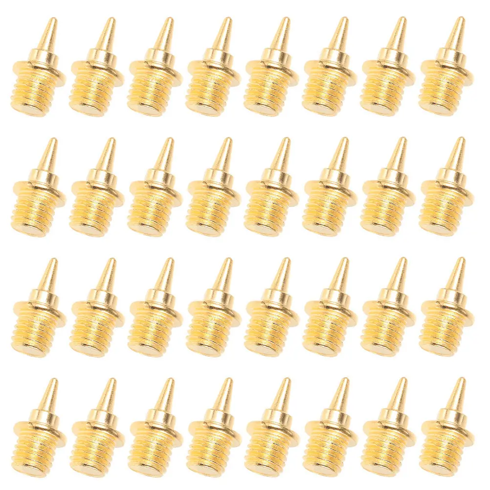 48Pcs Aluminum Alloy Track Spikes Replacement for Men Women Running Shoes Sprinting Long Jump Field Sports Non Deformable