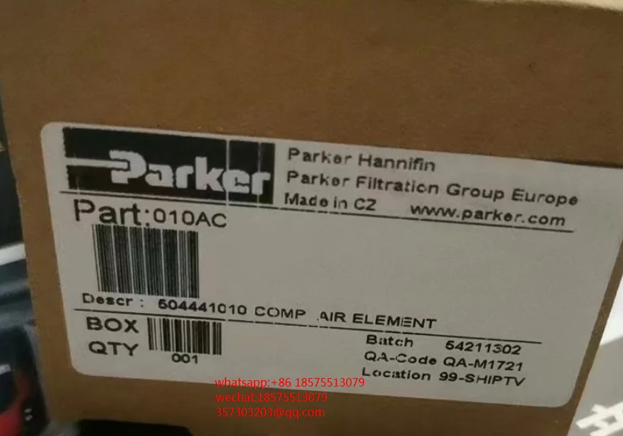 

Оригинальный фильтр для воздушного масляного тумана Parker 010AC, 1 шт.