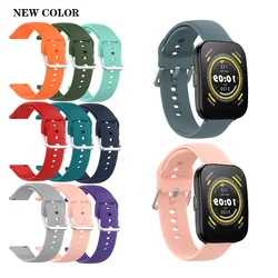 Huami Amazfit Bip 5 / Bip5 유니티용 범용 소프트 실리콘 스트랩, 샤오미 레드미 워치 5 액티브 5 라이트용, 22mm