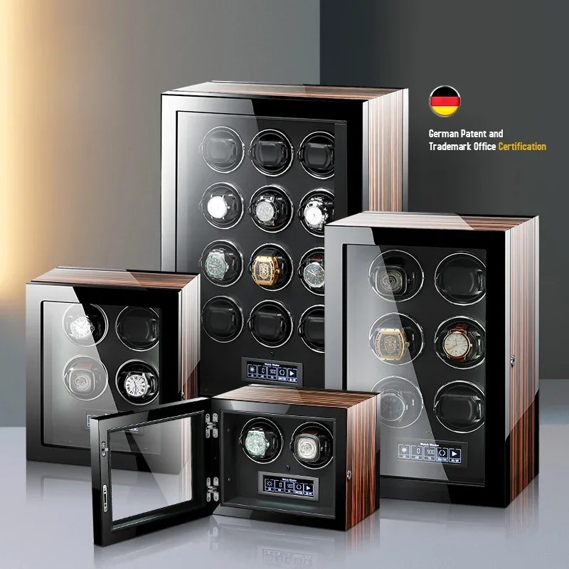 New Factory Direct Supply personalized logo customized watch winder modern watch winder box 6