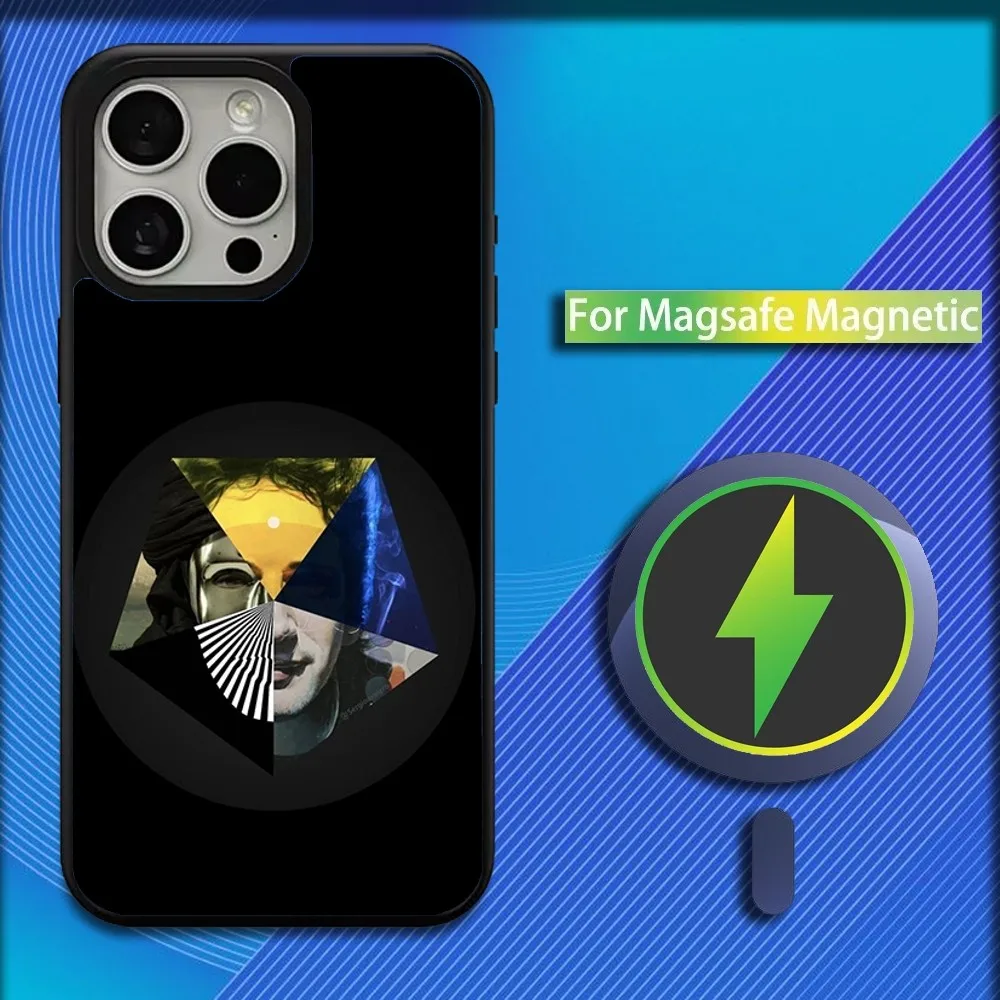 Singer G-Gustavo Cerati Phone Case For iPhone 16,15,14,13,12,11,Plus,Pro,Max,Mini Magsafe Magnetic Wireless Charging