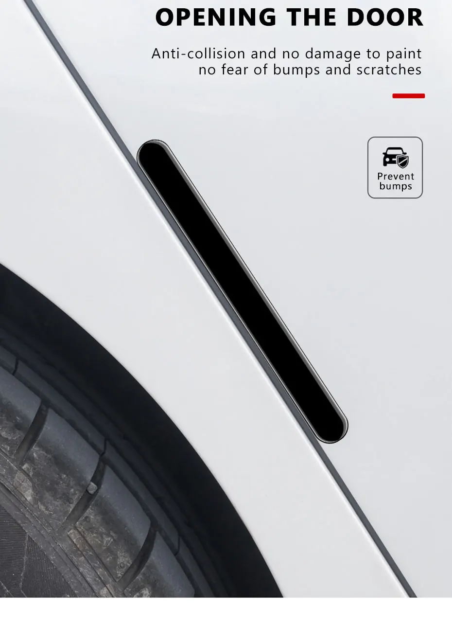 SEAMETAL Auto Türgriff Schüssel Schutz Aufkleber Anti-scratch Auto Türgriff Anti-kollision Vinyl Auto Schüssel Schutz Streifen – Detail 12