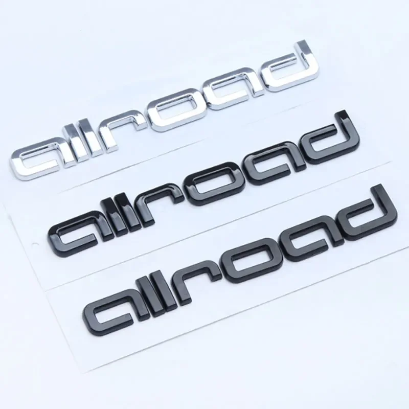 

all road For Audi a4 a6 modified parts badge stickers car accessories allroad X Vader Sport rear trunk decoration logo decals