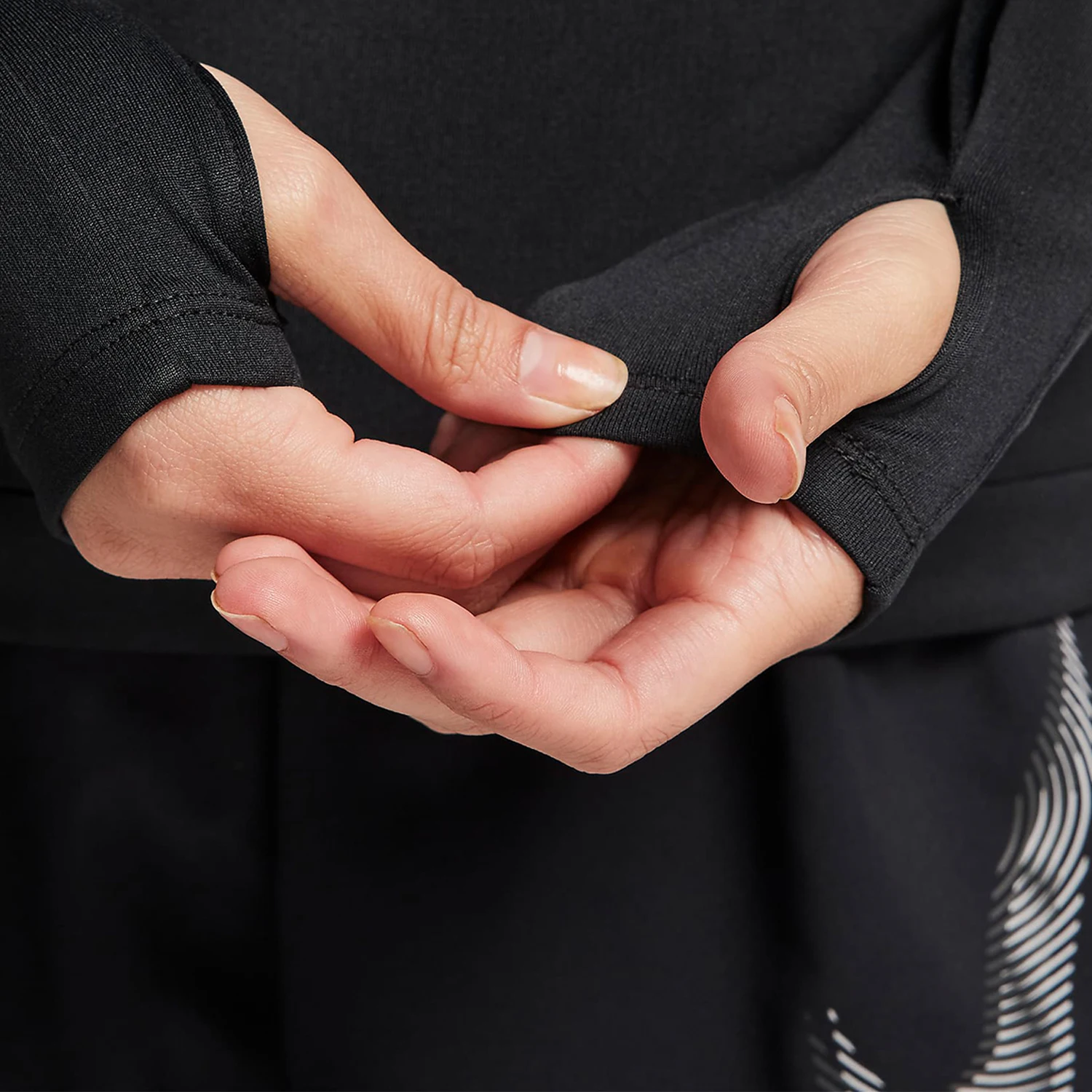 Nike genuíno novo feminino corrida treinamento fitness manga longa camiseta FB4688-010