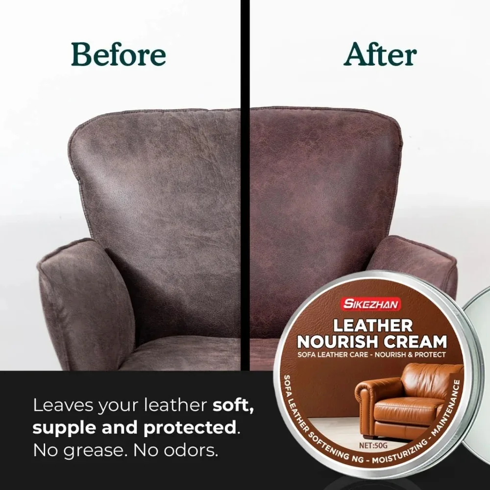 Furniture Leather Care Salve – Professional Leather Conditioner for Sofa, Couch & Chairs | Colorless & Odorless