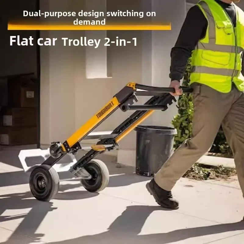 Stacking box 2 in 1 trolley Multifunctional wheeled portable trolley