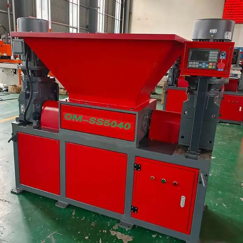 Industrial Solid Waste, Medical Waste Shredder, Plastic Bucket, Waste Paper, Iron Sheet, Wood, Straw, Cable Shredder